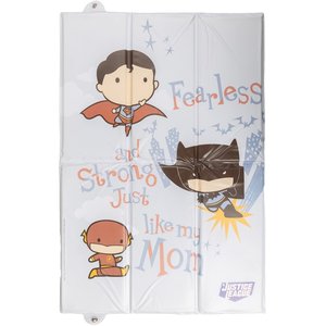 Tappetino pieghevole per il cambio pannolini dei bambini Justice League, salvaspazio e morbido - Product Image 1