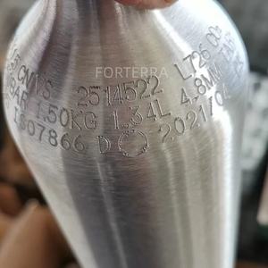 Botella de co2 de cilindro de gas co2 de aluminio, el mejor <span class=keywords><strong>precio</strong></span>, fabricante de refrescos, en venta - Product Image 6