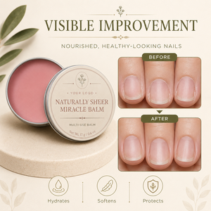 Cire à ongles miracle naturelle ODM pour une nutrition profonde, adoucit les cuticules sèches, réduit les bords rugueux, hydrate, restaure la brillance saine des ongles - Product Image 4