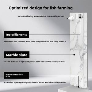 Nuevo Modelo de <span class=keywords><strong>Acuario</strong></span> Moderno de Lujo con Filtro Inferior Estrecho, Vidrio Ultra Claro, <span class=keywords><strong>Acuario</strong></span> Ecológico para Sala de Estar - Product Image 5