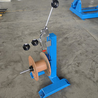 Machine de distribution automatique de bobines industrielle robuste de haute précision 300 mm, marque GS, certifiée CE ISO pour fils et câbles