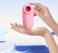 Wiederaufladbarer Silikon-Vibrator für Frauen mit Klitoris- und Brustwarzen-Stimulation, Oraler Saugstimulator für Vagina und Brust, Täglich Wasserdicht
