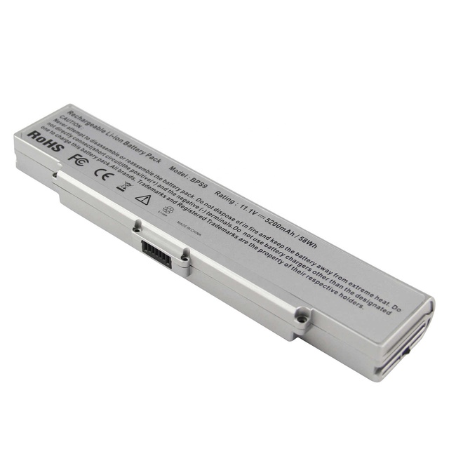 Hot Sale Laptop Battery for Sony Vaio VGP-BPS9 GP-BPL9 VGP-BPS9A/B VGP-BPS9/B Series with CE RoHS FCC Certifications