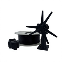 Filament PETG CF en fibre de carbone, filament d'imprimante 3D PETG 1,75 mm 1 kg, qualité industrielle, fil universel FDM pour imprimante 3D