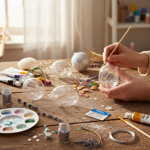 Peiyong Modello di Ornamento in Plastica Trasparente a Forma di Uovo 6CM 689229 per Progetti Creativi e Decorazioni - Product Image 3