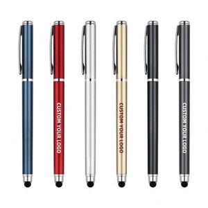 Custom Logo <b>Multi</b>-Functional Metal Gel <b>Pen</b> 0.5MM Touch Electronic Screen for Students - Product Image 1