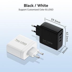 Para Merryking 100W GaN PD cargador rápido CE KC aprobado logotipo personalizado cargador multipuerto para teléfono iPad características OTP OVP PD 3,0 - Product Image 6