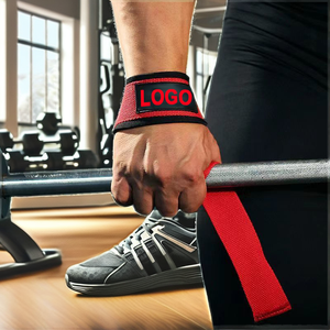 Banda de agarre de Gel antideslizante ajustable, muñequeras de neopreno para levantamiento de pesas, entrenamiento de fuerza, Fitness, culturismo, envoltura para ejercicios - Product Image 2