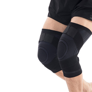 Genouillères de compression personnalisables avec logo et sangle de maintien antidérapante pour l'entraînement sportif, le football et le cyclisme – Manchon de compression pour mollets - Product Image 3