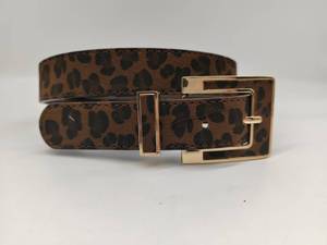 <span class=keywords><strong>Ceinture</strong></span> en cuir véritable <span class=keywords><strong>dorée</strong></span> à <span class=keywords><strong>boucle</strong></span> ovale large pour femme, style rétro, vente en gros - Product Image 3