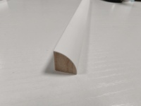Moulure de chaussures en pin à jointure à languettes, profil quart de cercle, en MDF et LVL, avec apprêt blanc, personnalisable, prix de gros