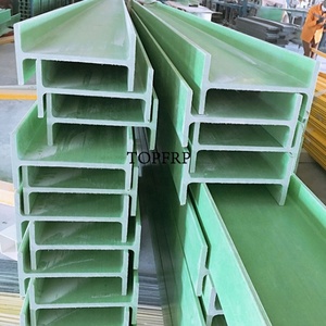 โปรไฟล์ไฟเบอร์กลาสแบบพัลทรูชั่น FRP GRP ป้องกันการกัดกร่อน - Product Image 2