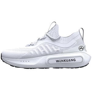 Toptan basit stil erkek EVA kalın taban spor ayakkabılar uçan kumaş İlkbahar sonbahar koşu için Zapatillas Spring yastıklama - Product Image 2