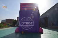 Toboggan aquatique gonflable de grande taille de qualité commerciale personnalisé, piscine d'eau amovible avec souffleur