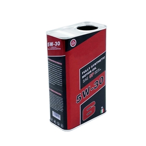 Lata Rectangular de 1 Litro para Aceite Lubricante/Aceite de Motor, con Tapa de Plástico Lacado, Impresión Offset Personalizada en CMYK de 4 Colores - Product Image 2