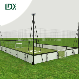 <span class=keywords><strong>Cage</strong></span> <span class=keywords><strong>de</strong></span> football mobile et portable pour l'entraînement avec clôture amovible, système <span class=keywords><strong>de</strong></span> terrain <span class=keywords><strong>de</strong></span> football pour les grands événements - Product Image 2