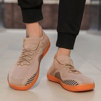 Baskets de sport légères et antidérapantes avec chaussures en tricot pour pieds nus, à bout large
