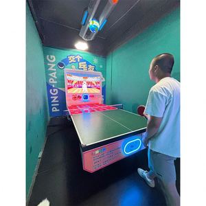 Indoor Interactive Ninix Coin Operated Arcade Table Tennis <b>Machine</b> Stainless Steel Game Board <b>Amusement</b> Sports Equipment - Product Image 4