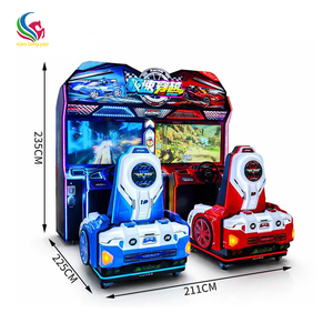 เครื่องจำลองการแข่งรถ VR คุณภาพสูงสำหรับ 2 ผู้เล่น - หน้าจอ 43 นิ้ว แบบหยอดเหรียญ เกมยอดนิยมสำหรับขาย - Product Image 3