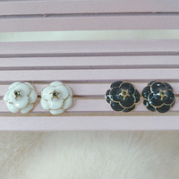 Classique Vintage plaqué or en laiton boucle d'oreille nouveau Style mode bijoux goutte huile Rose fleur goujon pour femmes filles pour anniversaire