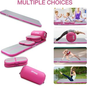 Pista de aire inflable, esterilla de gimnasio de uso familiar popular, esterilla de Yoga con precio de fábrica, pista de aire para gimnasio, 8m, <span class=keywords><strong>2M</strong></span>, 0,2 m con bomba de aire - Product Image 3
