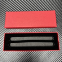 Stylos doubles avec coussinets, coffret cadeau vide pour stylos jumeaux, stylo plume, stylo roller, boîte de protection avec logo