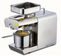 Mini-machine domestique d'extraction d'huile pour le traitement des céréales, petite presse à huile à froid pour arachides