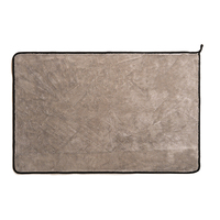 Vente en gros de serviettes de nettoyage pour voitures en microfibre multi-usages à une seule face, 80% polyester, 20% polyamide, bords enveloppés, 600 GSM