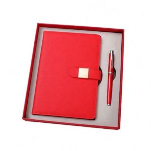Artículos Promocionales, Libreta Naranja de PU, Regalo Ejecutivo Corporativo, Agenda Personalizada de Oficina A5 con Bolígrafo, Set de Regalo en Caja - Product Image 5