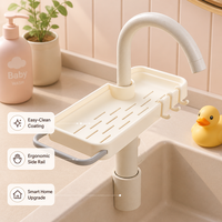 Support de vidange réglable pour robinet sur pied Mellow, avec clip adaptable pour diverses tailles de tuyaux