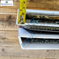Nouvel arrivage : Présentoir mural Boya Display BOO054 haute capacité, hauteur réglable pour carreaux de pierre et échantillons de carrelage, personnalisable en couleur
