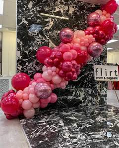 Набор для арки из розовых шаров, гирлянда из ярко-розовых шаров, металлические шары с конфетти цвета розового золота для дня рождения, тематических вечеринок в стиле принцессы, помолвок - Product Image 6