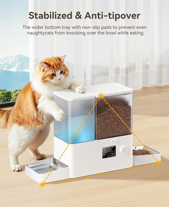 Dispensador Automático de Comida y Agua para Mascotas 2 en 1 con Control por Aplicación Tuya, Comedero y Bebedero Inteligente para Mascotas con Cámara - Product Image 3