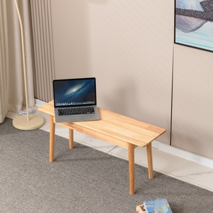 Banco largo nórdico de madera maciza, pequeño apartamento, Banco de zapatos Simple moderno de roble japonés <span class=keywords><strong>para</strong></span> Hotel, muebles modernos <span class=keywords><strong>para</strong></span> sala de estar - Product Image 5