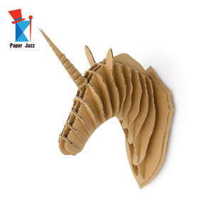 Tái Chế Các Tông <span class=keywords><strong>3d</strong></span> Câu Đố Unicorn Mô Hình Giấy Giấy Tường Nghệ Thuật Giáo Dục Lắp Ráp <span class=keywords><strong>3d</strong></span> Câu Đố Tự Làm Đồ Chơi Cho Trẻ Em - Product Image 3