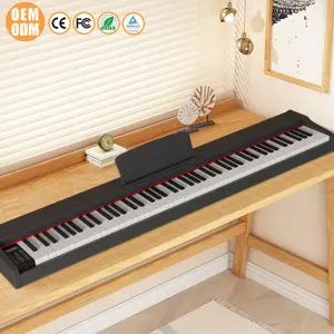 LeGemCharr بيانو كهربائي رقمي 88 مفاتيح بيانو رقمي دي 88 تيكلاس جهاز بيانو محترف