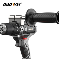 Taladros eléctricos NANWEI, las mejores ventas, 20V, alto Torque, 13mm, Portabrocas de Metal, taladro de impacto inalámbrico, destornilladores eléctricos
