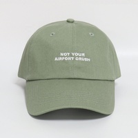 Gorra de béisbol ajustable Vintage de algodón con bordado plano personalizado lavada para hombres y mujeres europeas al por mayor