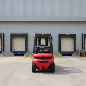 Montacargas Diésel Linde Usado de 3 Toneladas, Contrapesado, con Neumáticos Sólidos, Mástil de Tres Etapas, de Combustión Interna - Product Image 6