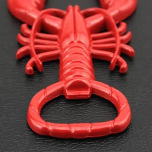 ที่เปิดขวดโลหะสำหรับเปิดขวดทรงกั้งสีแดงทำจากโลหะผสมสังกะสีแบบย้อนยุค - Product Image 2