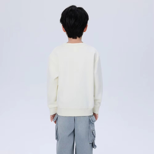 350GSM crewneck áo với tay áo dài dệt kim trống Áo len - Product Image 2