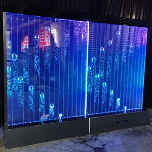 Mueble de fondo para discoteca con pared de burbujas de agua giratorias con luces LED para bar interior. - Product Image 3