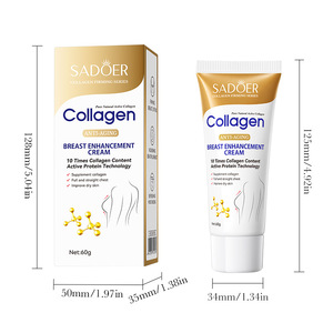 <span class=keywords><strong>Crema</strong></span> <span class=keywords><strong>de</strong></span> Masaje para Senos, Hidratante, Nutritiva, con Colágeno, para Aumentar, Reafirmar y Mejorar el Busto, Venta al Por Mayor - Product Image 4