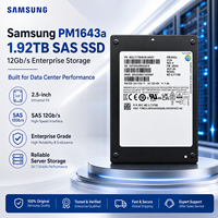Pour Samsung PM1643a MZILT1T9HBJR-00007 1.92TB Enterprise SAS SSD 2.5" 12Gb/s Dual Port V-NAND TLC 2100MB/s Disque SSD