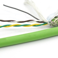 Kabel data berpelindung fleksibel tinggi 2/4/6 kabel inti SOUPLE 4*0.5 kabel data CF211-PUR chainflex PUR