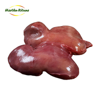 Foie d'agneau halal surgelé IQF de haute qualité, boîte de 20 kg - Prix direct usine, durée de conservation de 24 mois