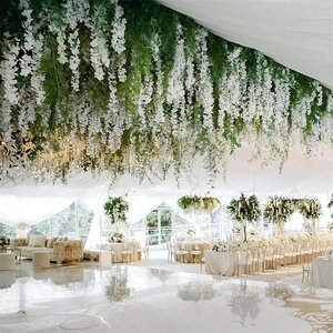 Offerta Speciale: Ghirlande di Fiori Artificiali di Glicine, Piante Rampicanti per Decorazioni Murali e Matrimoni - Product Image 4