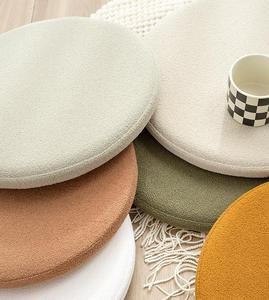 Coussin <span class=keywords><strong>de</strong></span> chaise <span class=keywords><strong>rond</strong></span> en mousse à mémoire <span class=keywords><strong>de</strong></span> forme <span class=keywords><strong>de</strong></span> haute qualité en polaire avec <span class=keywords><strong>tabouret</strong></span> <span class=keywords><strong>de</strong></span> bar antidérapant - Product Image 5