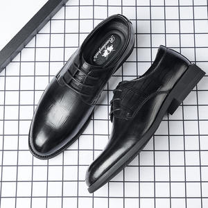 Zapatos Oxford Casuales de Boda para Hombre, Hechos a Mano, de Malla Negra, Ligeros, Transpirables, Impermeables, con Parte Superior Brillante - Product Image 3