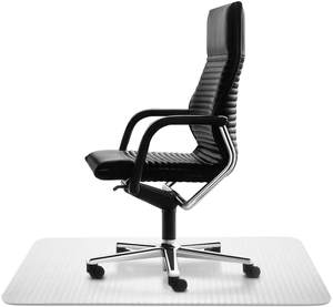 Tapis de protection moderne en PVC pour chaise de bureau à domicile, 30'' x 48'', transparent, épais et durable pour sols en bois dur - Product Image 1